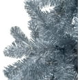 thumbnail image 3 of Giselle 6.5ft Silver Prelit Christmas Tree with 978 Branch Tips, 450 Warm Lights and Metal Stand, 47" wide Realistic Artificial Christmas Tree with Lights by Naomi Home, 3 of 8