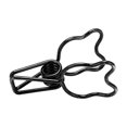 thumbnail image 4 of Office Binder Clips, Cute Bear Strong Clamping Force Metal 100Pcs Paper Binder Clips  For Tickets For Certificates ANGGREK Negro, 4 of 8