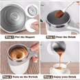 thumbnail image 3 of Automatic Magnetic Stirring Coffee Mug, Self Stirring Coffee Mug, Magnetic Coffee Stirrer Mug for Milk, Automatic Stirring Mug,Automatic Coffee Cup Stirrer Auto Stirring Coffee Mug (White), 3 of 7