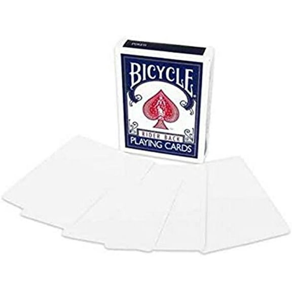 Merz67 LLC Bicycle Magic Gaff Double Blank Playing Card Deck