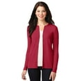 thumbnail image 1 of Port Authority &174; Cardigan Extensible à Boutons pour Femmes. Lm1008 4TG Rouge Riche, 1 of 3