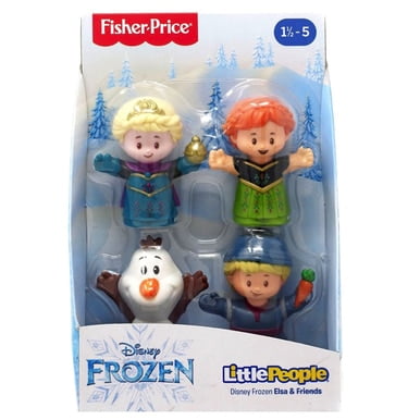 Fisher-Price - Disney Congelé Elsa & Amis par de Petites Personnes, Figure Pack de 4