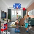 thumbnail image 5 of GILIKOKO Adjustable Kids Toy Sports Equipment with Basketball Hoop, Multicolor, 5 of 7