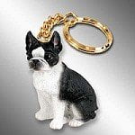 Conversation Concepts Boston Terrier Keychain