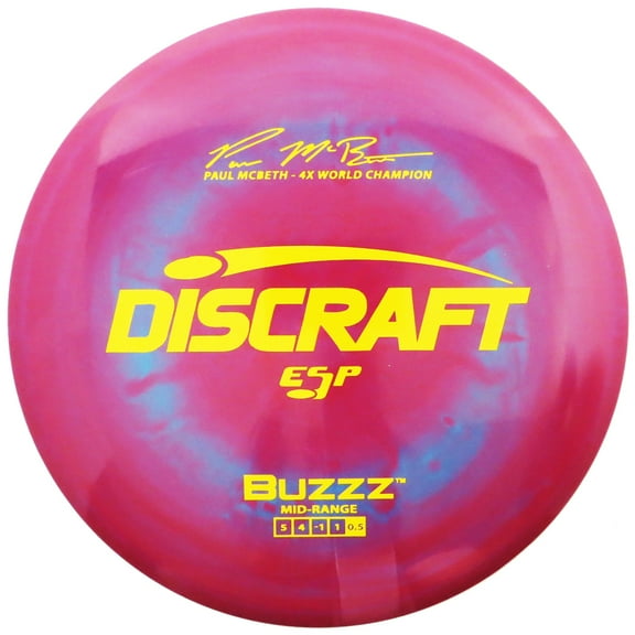 Discraft Paul McBeth Signature ESP Buzzz Midrange Golf Disc [Colors May Vary] - 167-169g