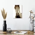 thumbnail image 2 of Elephant Stock Wilbur Cruz Wall Art - Vertical Canvas Wall Art - Hallway Wall Decor - Animal Canvas - Brown And Black Decor By Lisa Dearing - 8" x 12", 2 of 8