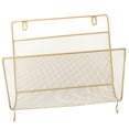 thumbnail image 2 of Revistero de pared de hierro resistente, estilo europeo, decorativo, para documentos, 2 of 8