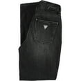 thumbnail image 2 of GUESS Womens Eco Crystal Rip Repair Mom Relaxed Fit Jeans, Black, 28, 2 of 3