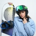 thumbnail image 4 of VIKING Heated Magnetic Anti-Fog Green Ski Goggles + Bonus PC Rose Revo Blue Lenses, 4 of 7