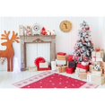 thumbnail image 1 of XDDJA Polyester Fabric 7x5ft White Photography Backdrops Holiday Red Snowflake Carpet Yellow Elk Christmas backdrop for Family, 1 of 1