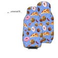 thumbnail image 6 of Pofeuu Fastfoods Print Automotive Car Seat Covers Flat Cloth Full Set Seat Covers,Car Seat Covers front seats for Cars Trucks and SUVs(Two packs), 6 of 7