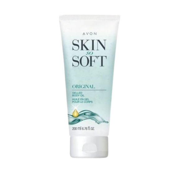 Avon Skin So Soft Original Gelled Body Oil with Jojoba Oil, Herbal Scent, 6.76 fl oz