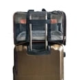 thumbnail image 3 of Mr. Peanut's Rhodium Series Airline Capable Soft Sided Pet Carrier, Plush Fleece Bedding & Sturdy Plywood Base, Premium Self Locking Zippers, Secure Carrying Strap, 19x11x11, 3 of 9