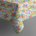 thumbnail image 5 of Pioneer Flower Floral Print Pattern Square Tablecloth, Waterproof Wipeable Spillproof Washable Table Cover for Home Kitchen Party and Daily Decor 42"x42", 5 of 6