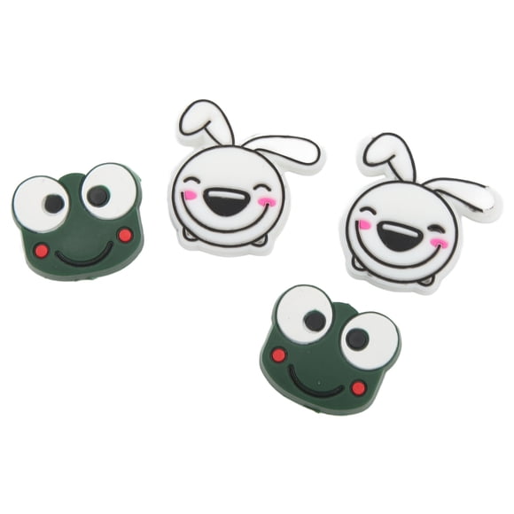 Amplio de Choque de Raqueta de Tenis, Amortiguador de Vibracia del Patrón de Dibujos Animados para Tenis, Material de Gel de Silice Con Sentimiento