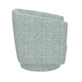 thumbnail image 4 of Artum Hill Nessa Baikal Blue 29" Wide Upholstered Swivel Accent Chair, 4 of 6