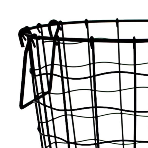 AURARMLET 1Pcs Laundry Hamper for Home Use Wrought Iron Black Design