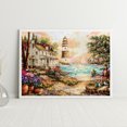 thumbnail image 4 of Cuadros Decorativos Bordado completo DIY lienzo estampado 11CT punto de cruz mar faro Kit Decoración DQrwqpou Nuevos Originales, 4 of 8