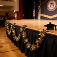 thumbnail image 4 of Plastic Graduation Party Streamer Decoration 78.74 Inch Black Doctoral Cap Design, 4 of 6