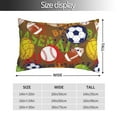 thumbnail image 4 of Disketp Pillow Covers Balls Pattern Throw Pillow Case Cushion Covers,Cushion For Bedroom,Couch,Home-16"X24", 4 of 9