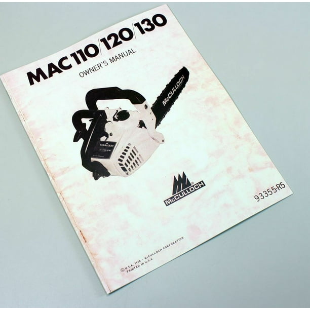 Wmcculloch mini mac 30 manual review Wmcculloch mini mac 30 manual review