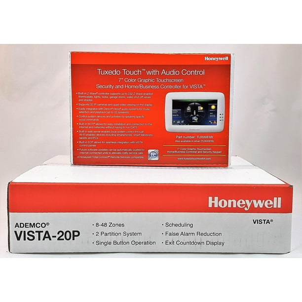 Honeywell Vista 20P and Tuxedo Touch WIFI Keypad