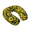 thumbnail image 2 of KLL Sunflowers In Vintage Pattern Memory Foam Cervical Neck Pillow Versatile U-Shaped Pillows for Home/Office/Camping/Travelling/Soft Washable Cover, 2 of 8