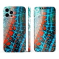 thumbnail image 3 of DesignSkinz Teal Blue Red Dragon Vein Agate V2 Full-Body Skin Decal Wrap Cover for iPhone 11 Pro Max, 3 of 9