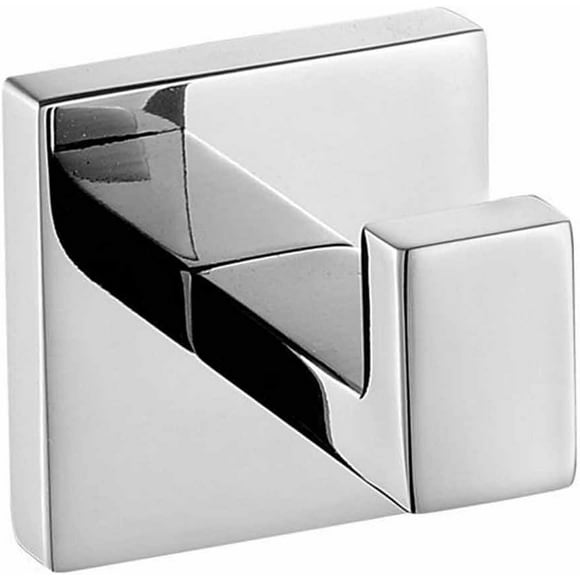 shiyou-Luxury 304 Stainless Steel Bathroom Square Towel Robe Hook Wall Mount Coat Hat Door Hook Hanger Mirror Polished Bathroom Accessories