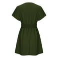 thumbnail image 5 of IROINNID Summer Dresses for Women Plus Size Dresses for Women, V-Neck and Short Sleeve Casual Summer Beach Dress, 5 of 6