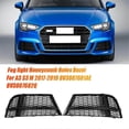 thumbnail image 5 of 1Pair Front Bumper Lower Grille Cover Fog Light Honeycomb Holes Bezel for A3 S3 M 2017-2019 8V3807681AE 8V3807682Q, 5 of 5