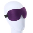 thumbnail image 1 of Antifaz para dormir, antifaz 3D contorneado 100% opaco mejorado para dormir con correa ajustable, venda nocturna cómoda y suave para mujeres y hombres, sombras para viajes/siestas (morado) WD.WDQZL Hogar, 1 of 5