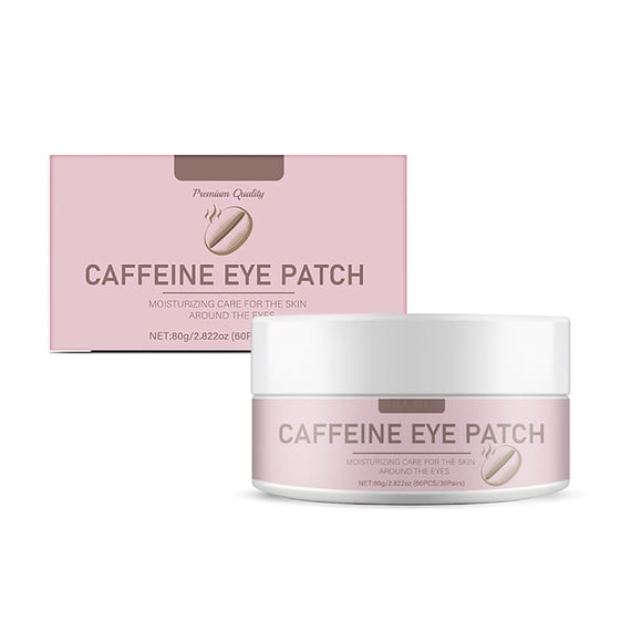 Parche ocular con cafeína: una solución hidratante duradera para problemas oculares (60 unidades)