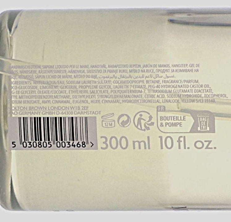 Molton Brown Orange & Bergamot Fine Liquid Hand Wash, 10 oz