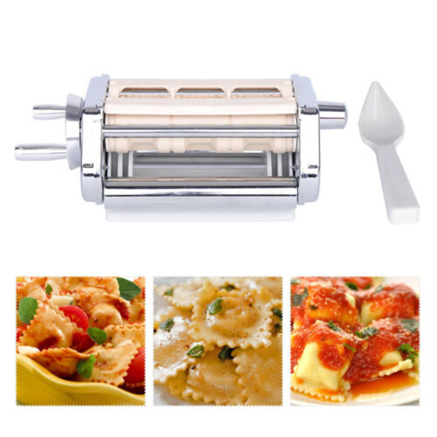 Kitchen Ravioli Maker Pasta Cutter Mixer Attachment Kit Stand Mixer