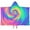 Rainbow Tie Dye, variant on Colorful Rainbow Tie Dye Spiral Pattern Hooded Bath Towel，50"x30" for Ages 3 To 12 Kids, Quick Dry Lightweight Soft Microfiber Hood Beach Towel Cover Up for Kids