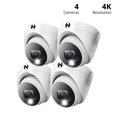 thumbnail image 2 of Cámara de seguridad Night Owl Add On con cable 4K HD Dome, paquete de 4, 2 of 7