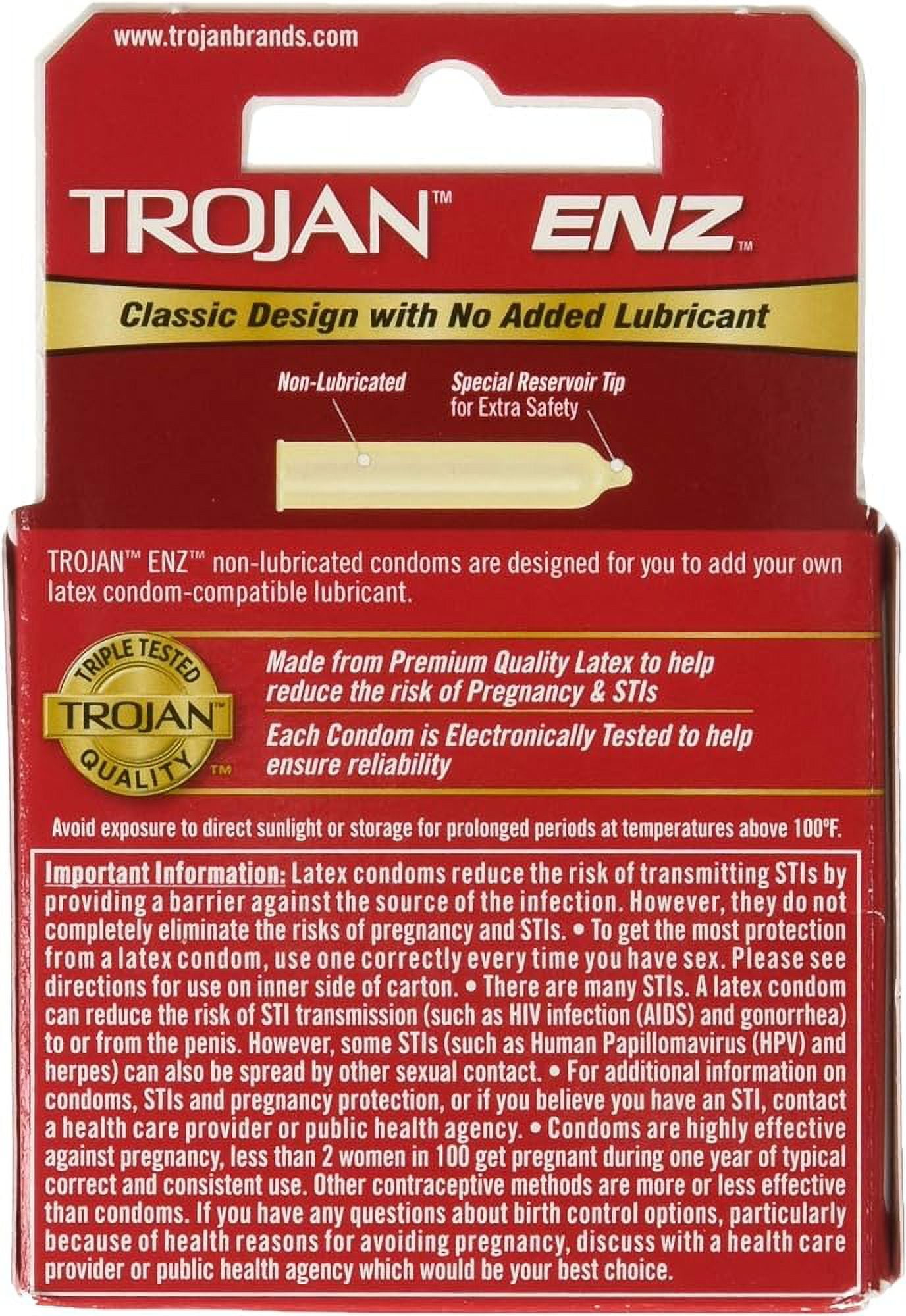 trojan non lubricated condoms review Trojan Ultra Thin Premium Lubricated Condoms - 12 Count main image 0
