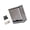 Grey, variant on Lynono Trash Can with Tissue Dispenser Wall Mount for Household Home Environment