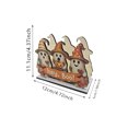 thumbnail image 3 of Halloween Ghost Wooden Tissue Holder, Style D, Cute Festive Tabletop Dispenser and Restaurant Decor, 3 of 7