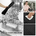 thumbnail image 6 of Glass Top Stove Cover Protector - Silicone Electric Stove Cover Mat - Double-Sided for Food Prep & Baking,Gray Silicone Mat for Induction Cooktop 28x20, 6 of 9