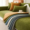 thumbnail image 2 of Coverfect Herringbone Chenille Sofa Cover, Sofa covers soothing home, Soothing home sofa covers for dogs, Fuzzy Couch Covers, Nature Linen Handwoven Solid Colour Non-Slip Couch Cover, 2 of 8