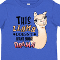 thumbnail image 4 of Inktastic This Llama Doesn't Want Your Drama Cute Llama Boys or Girls Toddler T-Shirt, 4 of 5