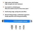 thumbnail image 4 of "Premium High-Carbon Steel Ratchet Wrench Extension Set with 3 Multi-Size Adapters & Socket - 15.4" Adjustable Tool for Tight Spaces"  

(Character count: 151)  

Alternative version:  
"Professional, 4 of 6
