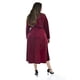 thumbnail image 3 of Vestido midi Roman Fashion Vino Talla Extra 3826, 3 of 6