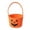 C, variant on Halloween Pumpkin Basket Cotton Rope Storage Bin with Handle for Candy Collection Party Decoration Trick or Treat Tote