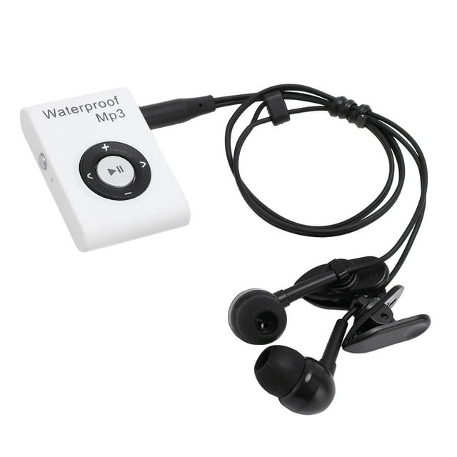Water Proof MP3 Player for Swimming Diving Sports with Swimming Headphones, 8GB Memory Multifunctional Lossless Audio Format and Shuffles Feature Underwater Music Player