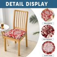 thumbnail image 2 of Chair Covers Seat Covers for Dining Room Chair Seat Covers 4PCS Removable Washable Upholstered Chair Seat Cushion Slipcovers Chair Protector with Elastic Bottom for Dining Room,Office, 2 of 6