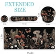 thumbnail image 3 of Mushroom Mouse Pad Set Large Desk Matt for Desktop, Ergonomic Mouse Pad with Wrist Rest, Gaming Mouse Pad Wrist Support Keyboard Mat Cup Coaster Set Office Desk Decor Accessories, 3 of 5