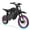 Black, variant on Eskute Electric Dirt Bike for Teens Adults, Electric Motorcycle 48V23Ah, Mid-Drive Motor 3500W Peak 38mph 53-Mile Range, Hydraulic Nitrogen Dual Shock Absorbers Black & Orange with Lock, UL2849